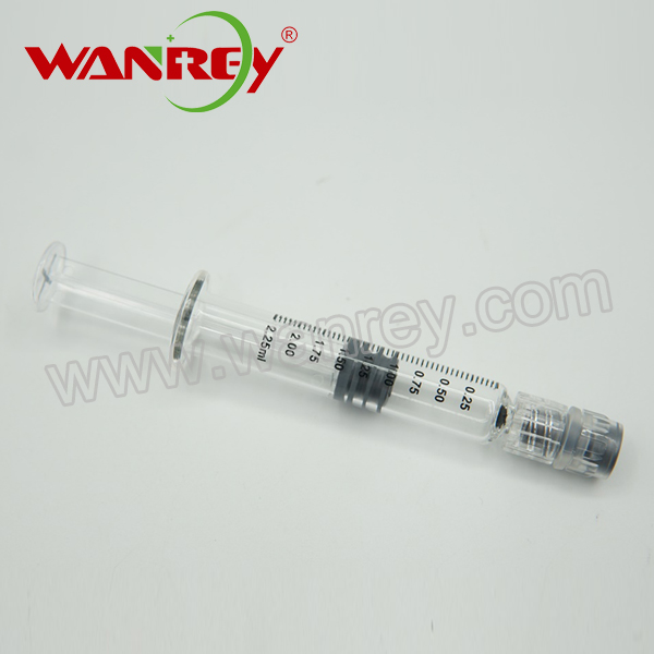 2.25ml Glass Syringe Luer Lock/Luer Slip